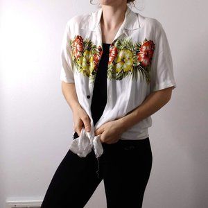 Hawaiian Shirt | George Mens White Shirt